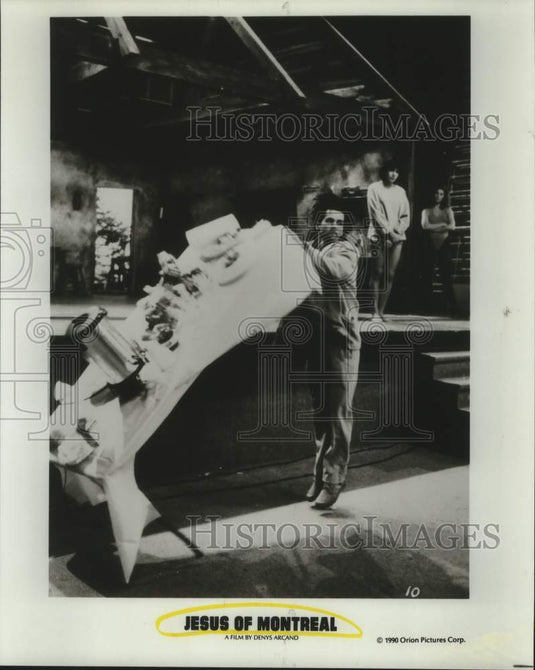 1990 Press Photo Cast of "Jesus of Montreal" - nop40386-Historic Images
