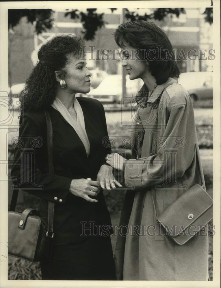 1990 Press Photo Anne-Marie Johnson & Patrice Chanel, "In the Heat of the Night"-Historic Images