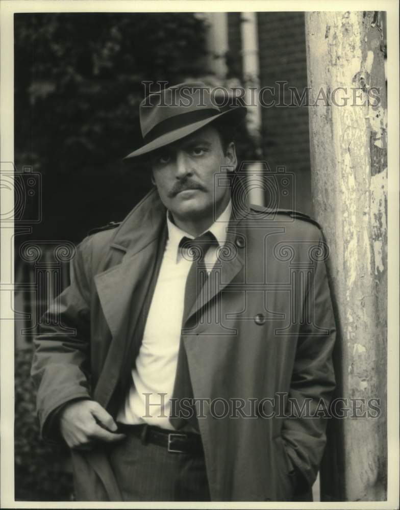 1983 Press Photo Actor Stacy Keach as Mike Hammer on CBS Television Series-Historic Images