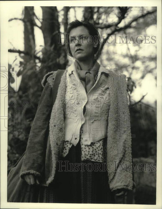 1989 Press Photo Actress Christine Lahti in "No Place Like Home" on CBS-TV-Historic Images