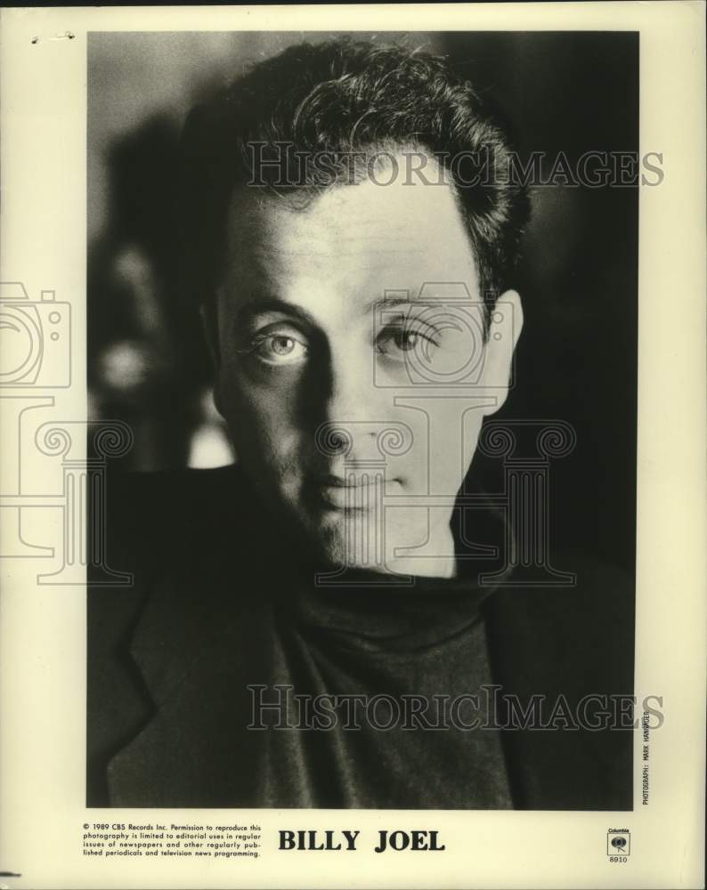 1989 Press Photo Musician Billy Joel - nop41222-Historic Images