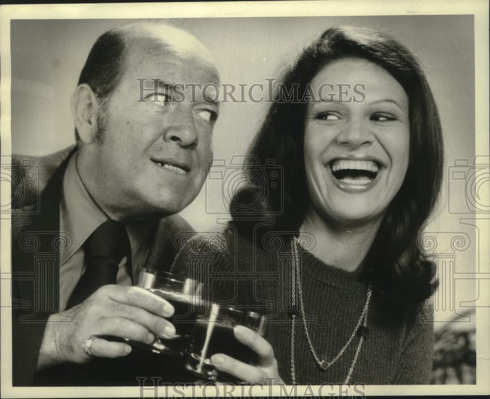 1971 Press Photo Stubby Kaye and Pat Benson in Neil Simon&#39;s comedy - Historic Images