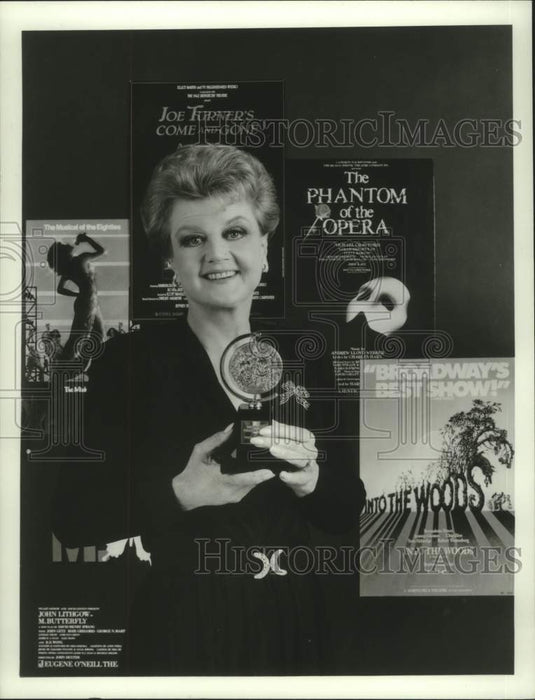 1988 Press Photo Angela Lansbury at "The 42nd Annual Tony Awards" - nop41974-Historic Images