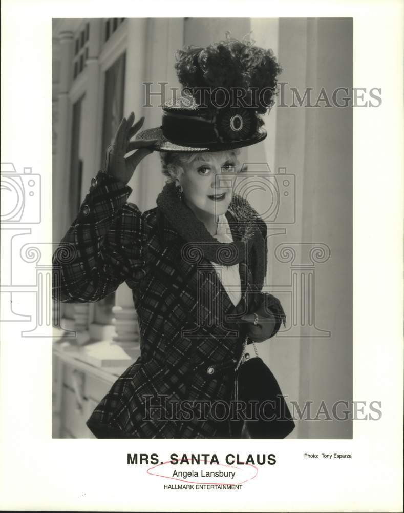 Press Photo Actress Angela Lansbury in &quot;Mrs. Santa Claus&quot; - nop41984-Historic Images