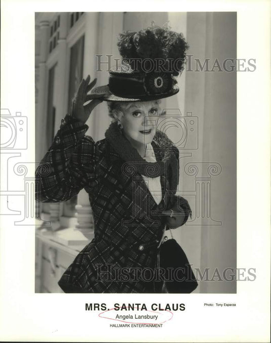 Press Photo Actress Angela Lansbury in "Mrs. Santa Claus" - nop41984-Historic Images