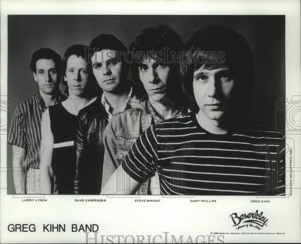 1981 Press Photo Members of The Greg Kihn Band, pop-rock music group.-Historic Images