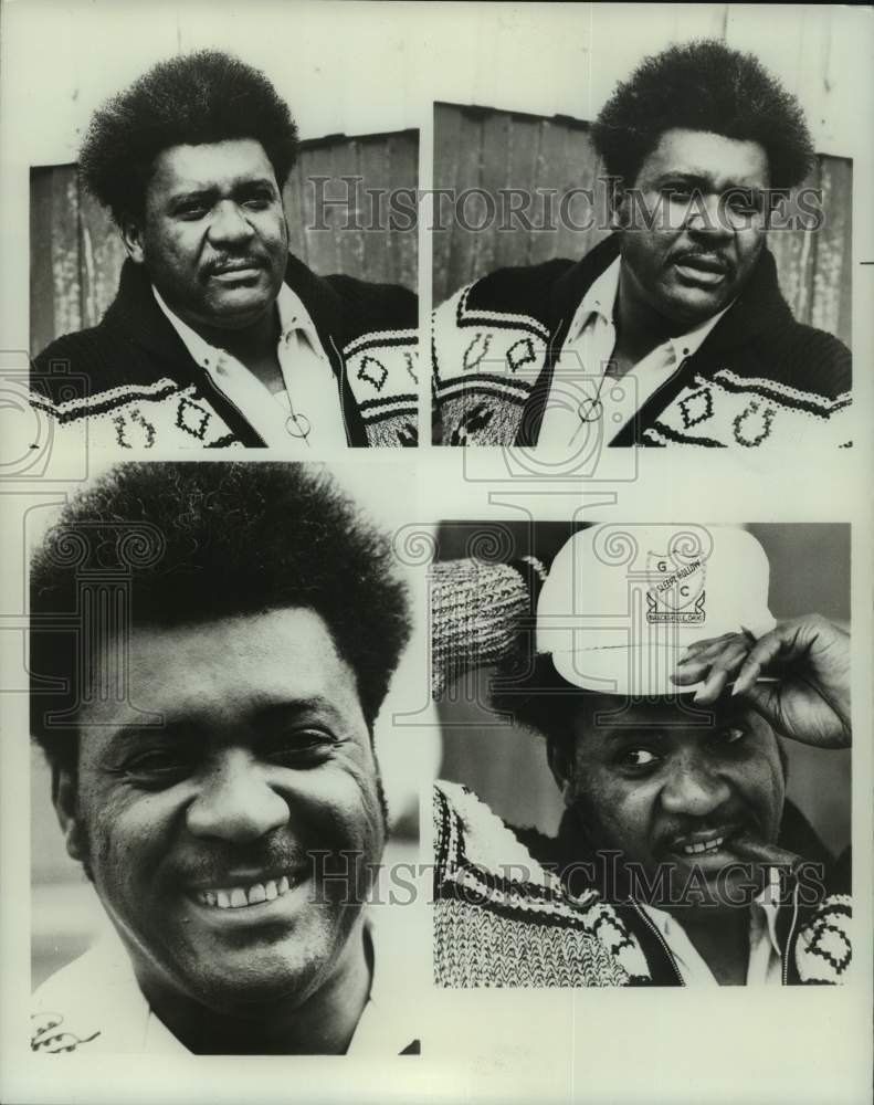 1975 Press Photo Don King, Boxing Promoter in composite - nop43350 - Historic Images