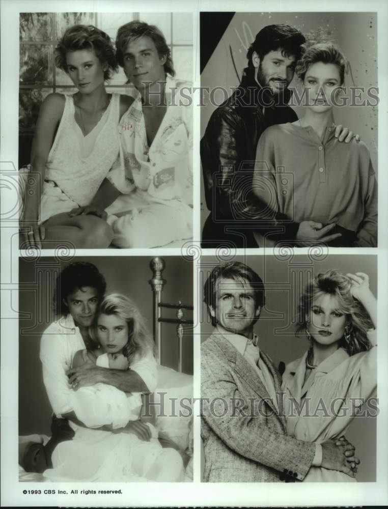 1993 Press Photo Actress Nicollette Sheridan, co-stars in "Knots Landing" on CBS-Historic Images