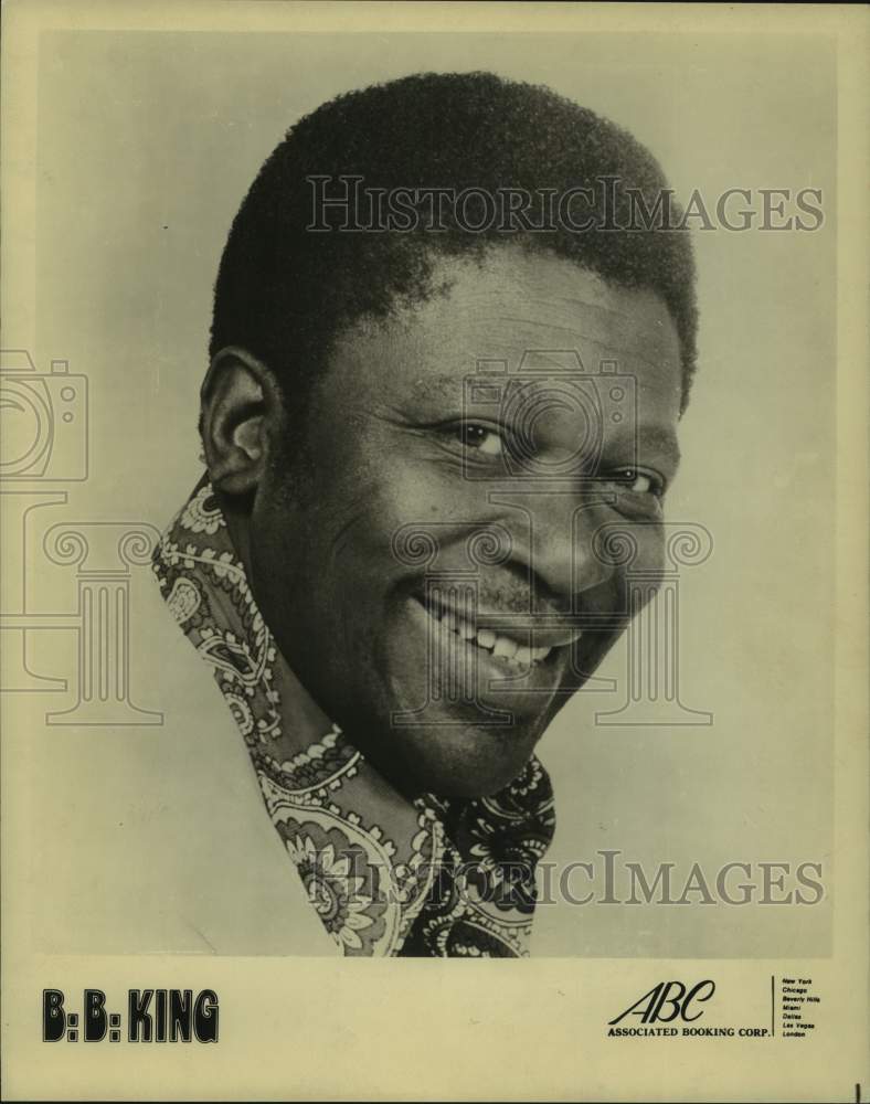 1984 Press Photo King of the Blues B.B. King - nop43482-Historic Images