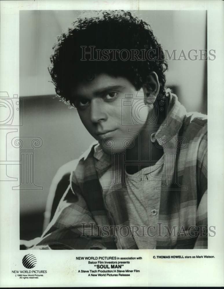 1986 Press Photo C. Thomas Howell stars as Mark Watson in &quot;Soul Man&quot;-Historic Images