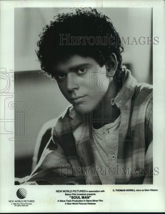 1986 Press Photo C. Thomas Howell stars as Mark Watson in "Soul Man"-Historic Images