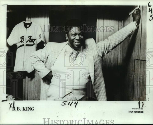 1981 Press Photo Musician B. B. King - nop44162-Historic Images