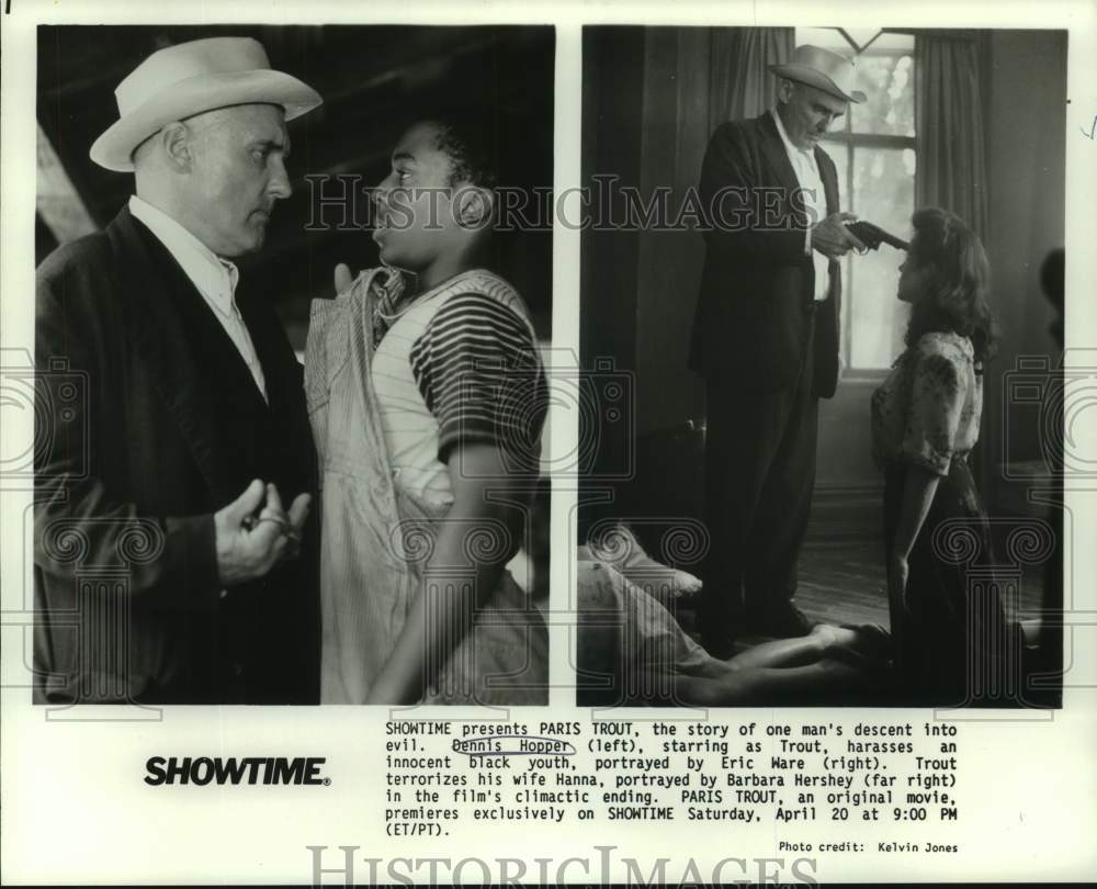 1991 Press Photo Showtime presents &quot;Paris Trout&quot;-one man&#39;s descent into evil-Historic Images