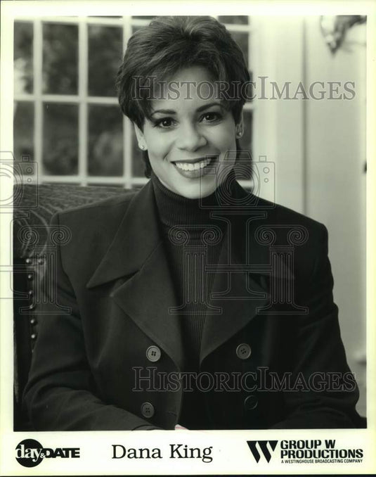 1998 Press Photo Dana King, Host of Day & Date - nop44693-Historic Images