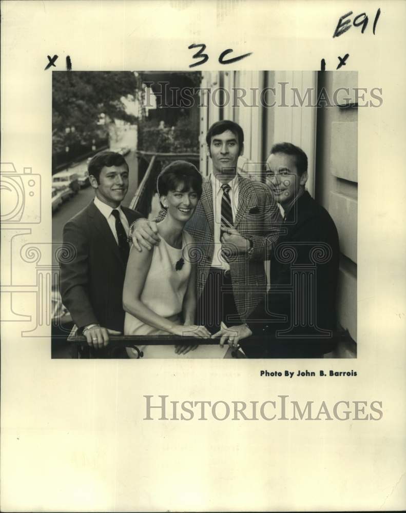 1967 Press Photo Members of the cast of Bye, Bye Birdie at Le Petit Theater. - Historic Images