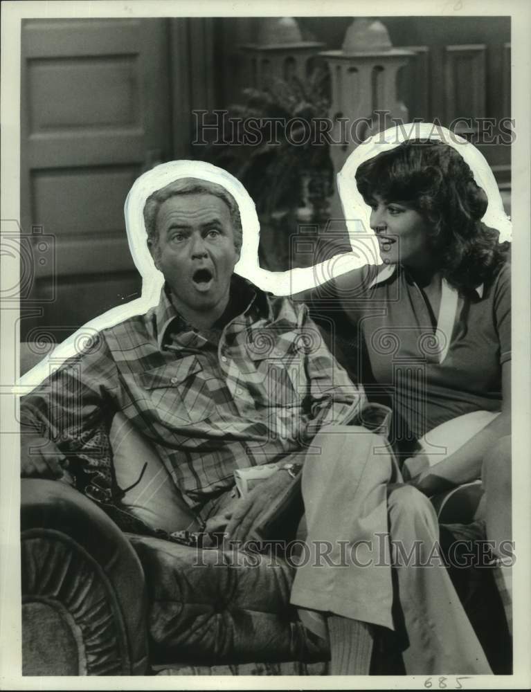 1978 Press Photo Harvey Korman and Christine Lahti on The Harvey Korman Show.-Historic Images