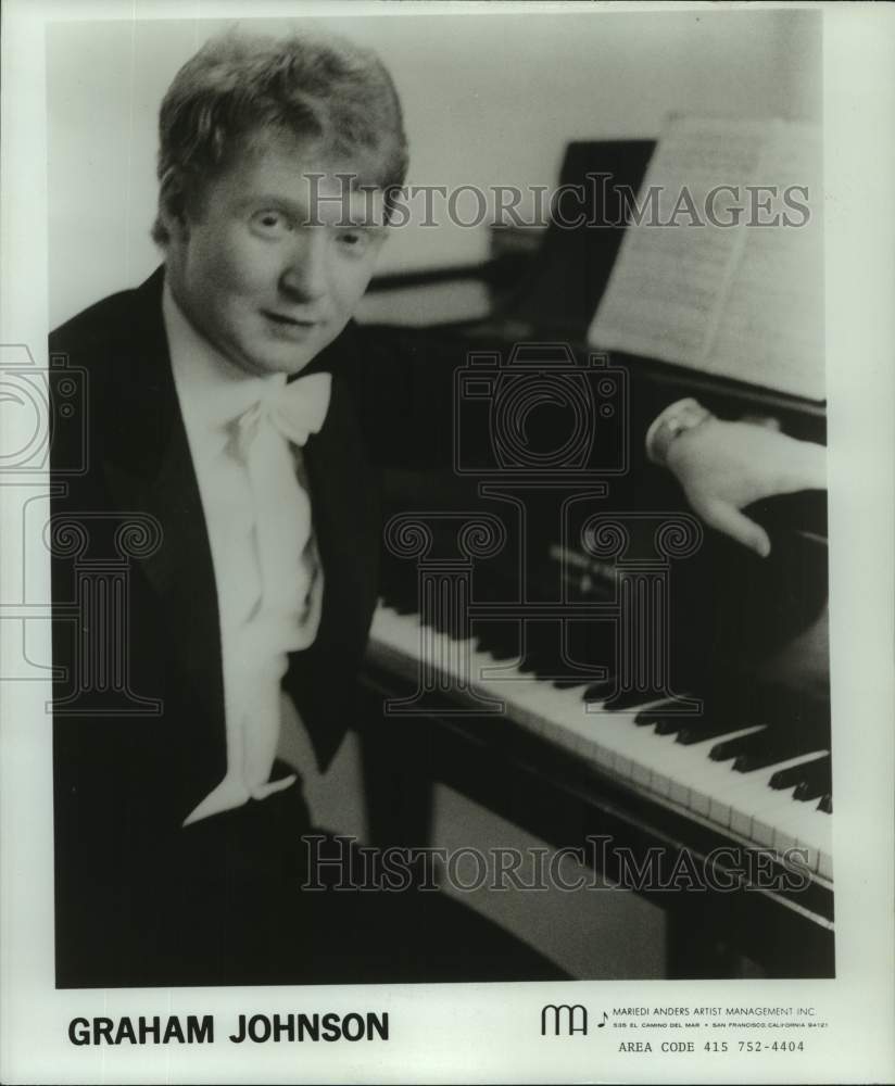 1981 Press Photo Graham Johnson. pianist - nop45360-Historic Images