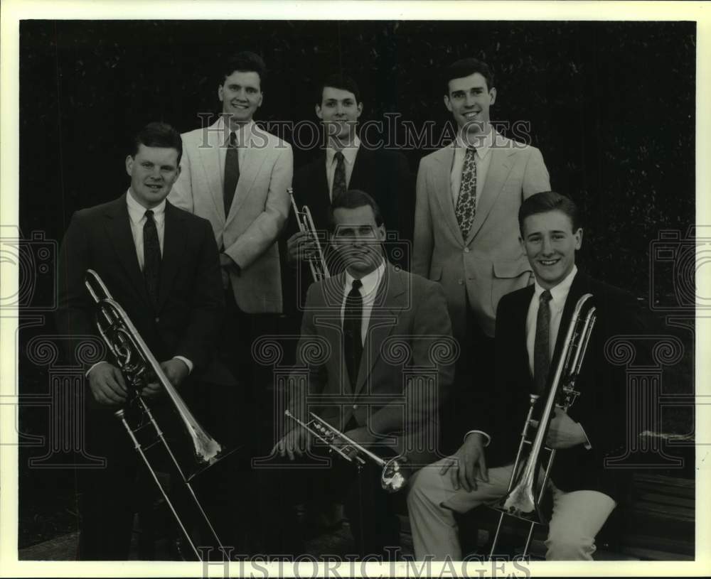 1990 Press Photo The Bob Jones University Brass Ensemble Band - nop45502-Historic Images