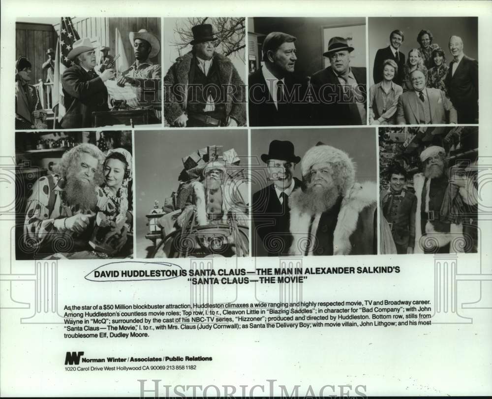 1986 Press Photo The Cast of &quot;Santa Claus-The Movie&quot; - nop45766-Historic Images