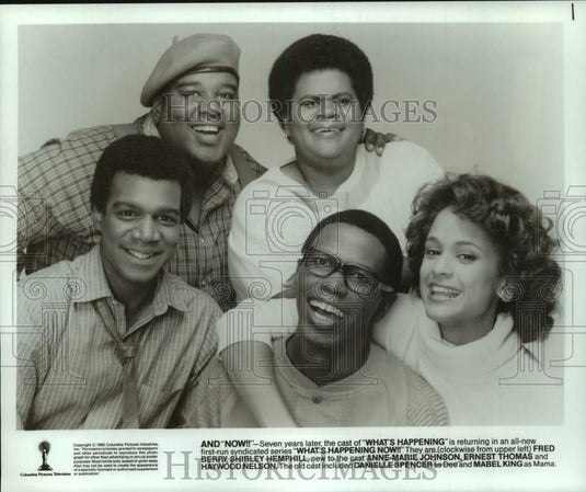 1985 Press Photo The cast of What's Happening Now, television series.-Historic Images