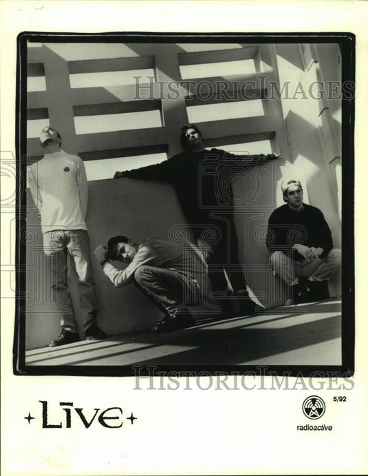 1992 Press Photo Members of the Rock Band "Live" - nop45946-Historic Images