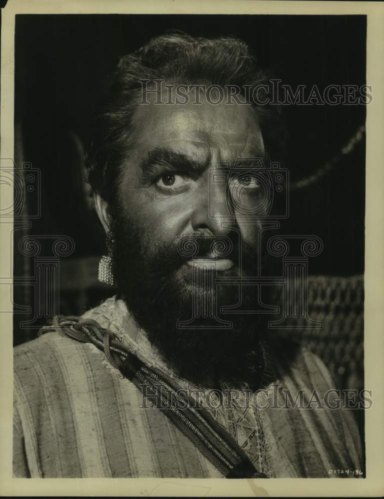 1960 Press Photo Actor Hugh Griffith in &quot;Ben-Hur&quot; - Historic Images