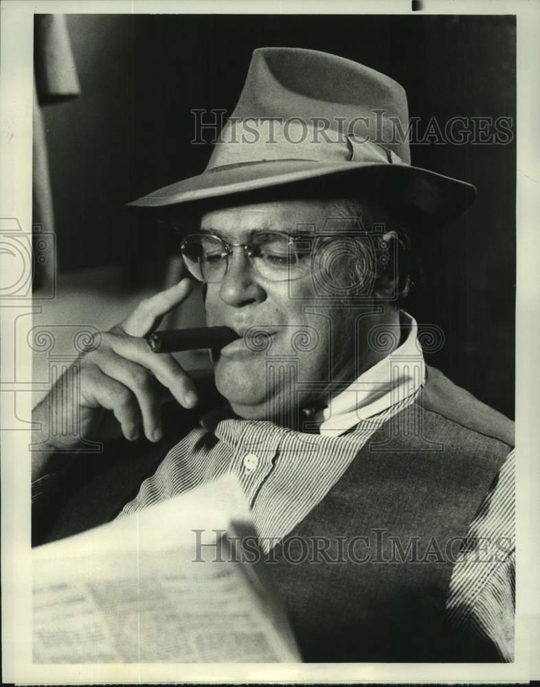 1976 Press Photo Actor David Huddleston in "NBC's Best Seller: Once An Eagle"-Historic Images