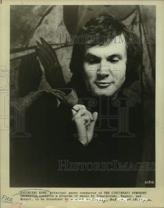 Press Photo Kazimierz Kord, principal guest conductor of The Cincinnati Symphony - Historic Images