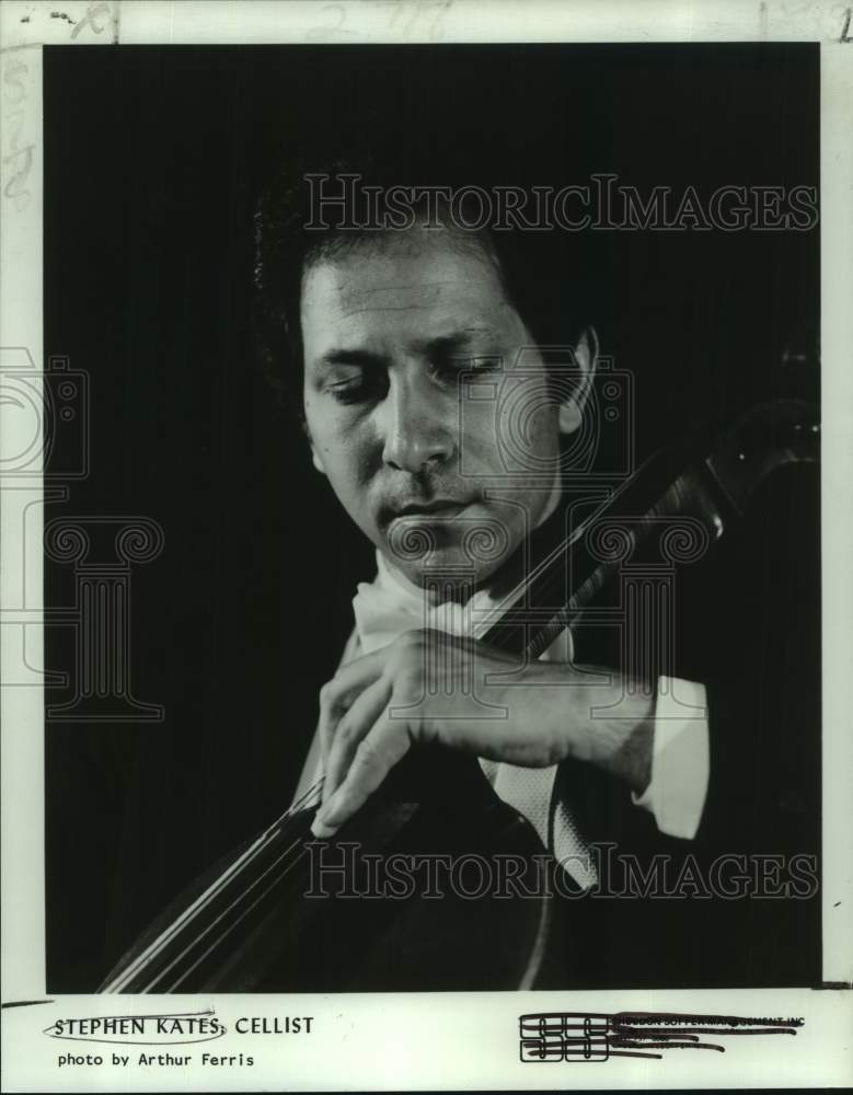 1984 Press Photo Stephen Kates, classical cellist, to play New Orleans.-Historic Images