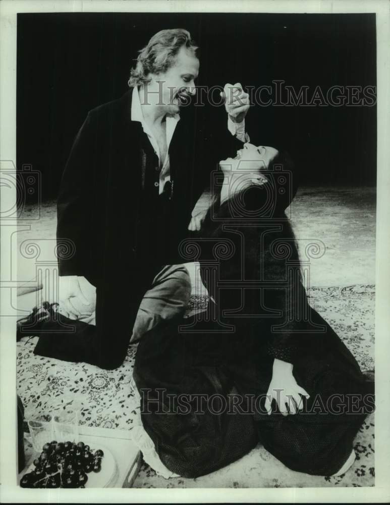 1983 Press Photo Carl Johan Falkman &amp; Patricia Schuman in La Tragedie De Carmen.-Historic Images