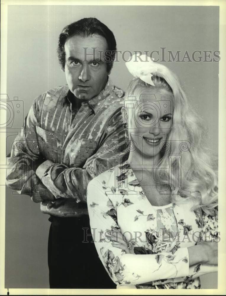 1987 Press Photo Dan Hedaya &amp; Jean Kasem star as Nick &amp; Loretta in The Tortellis-Historic Images