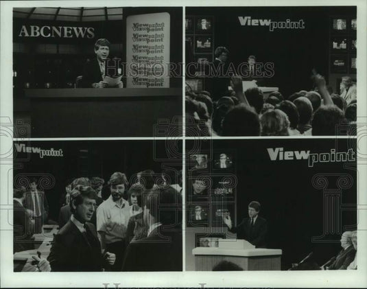 1984 Press Photo Ted Koppel, anchor of "Viewpoint", - nop46915-Historic Images