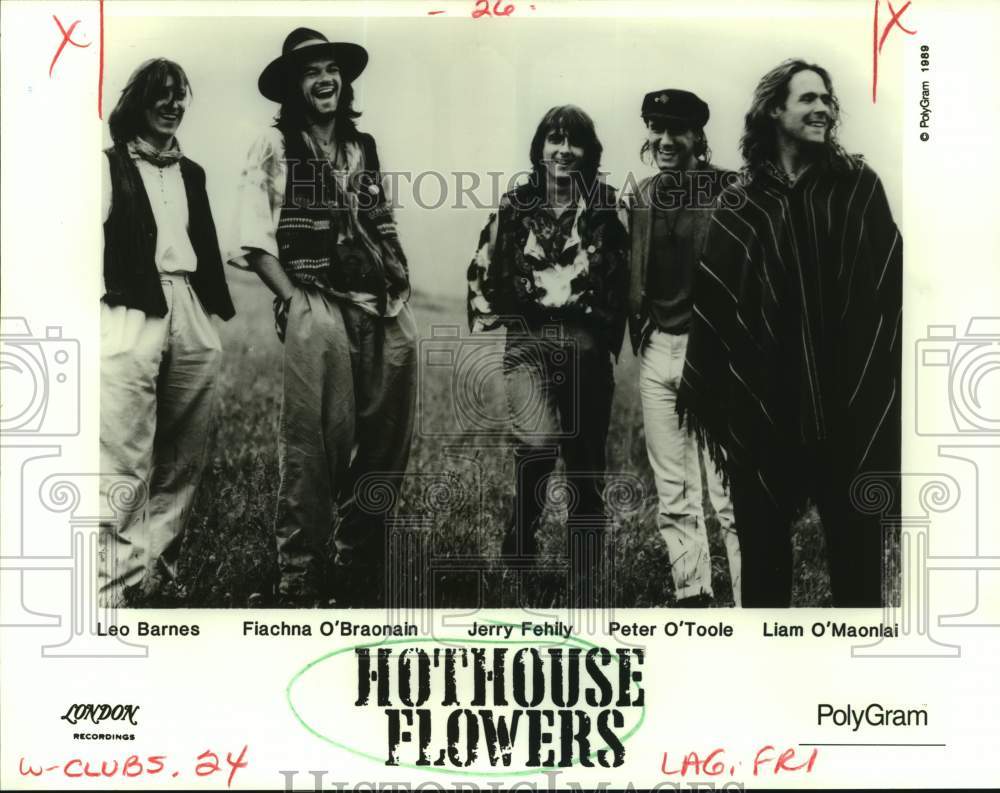 1989 Hothouse Flowers band - Historic Images