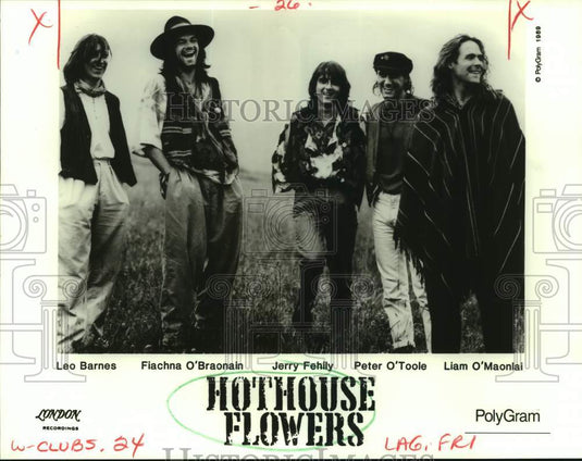 1989 Hothouse Flowers band - Historic Images