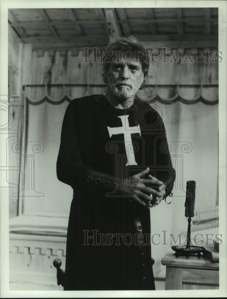 1982 Press Photo Actor Burt Lancaster in &quot;Marco Polo&quot; on NBC Television-Historic Images