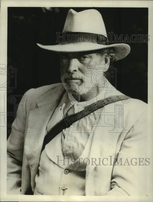 1980 Press Photo Burt Lancaster in "The Island of Dr. Moreau" airing on ABC-TV.-Historic Images