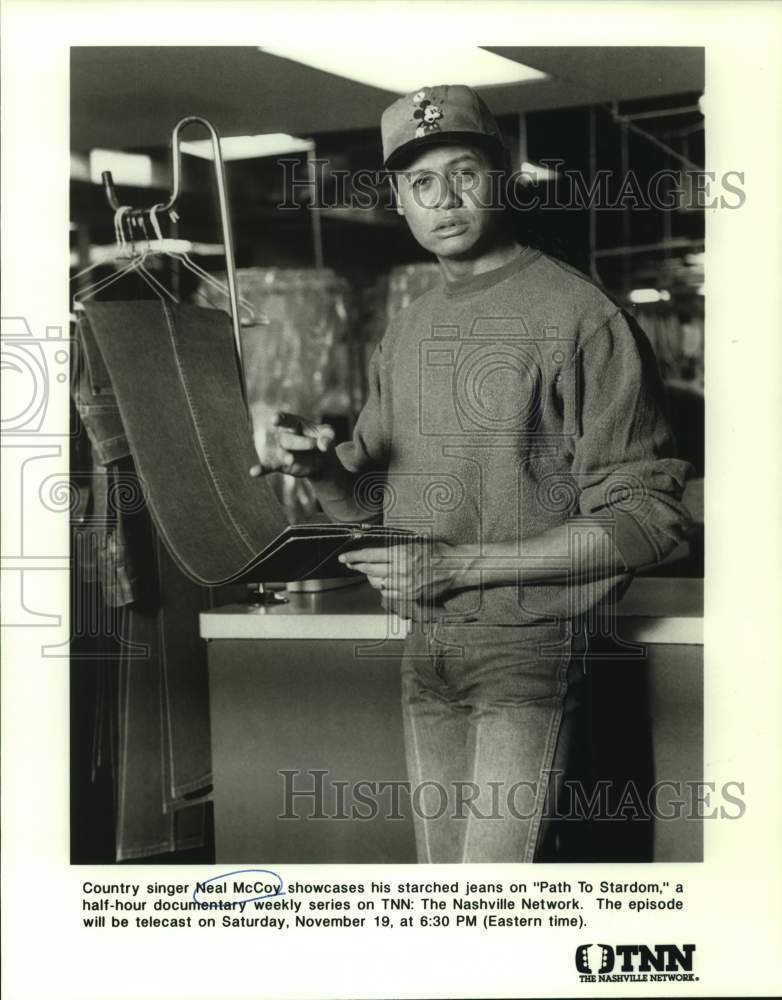 1994 Press Photo Country singer Neal McCoy featured in TNN&#39;s &quot;Path To Stardom&quot;-Historic Images