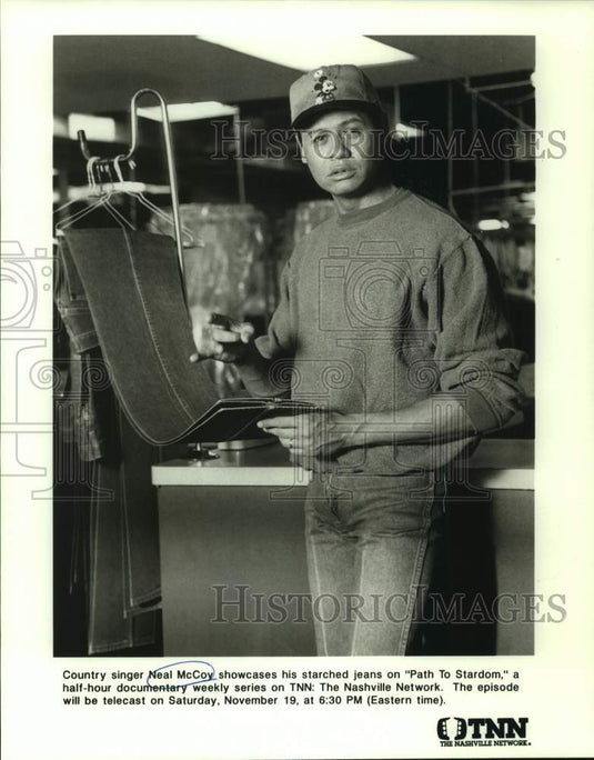 1994 Press Photo Country singer Neal McCoy featured in TNN's "Path To Stardom"-Historic Images