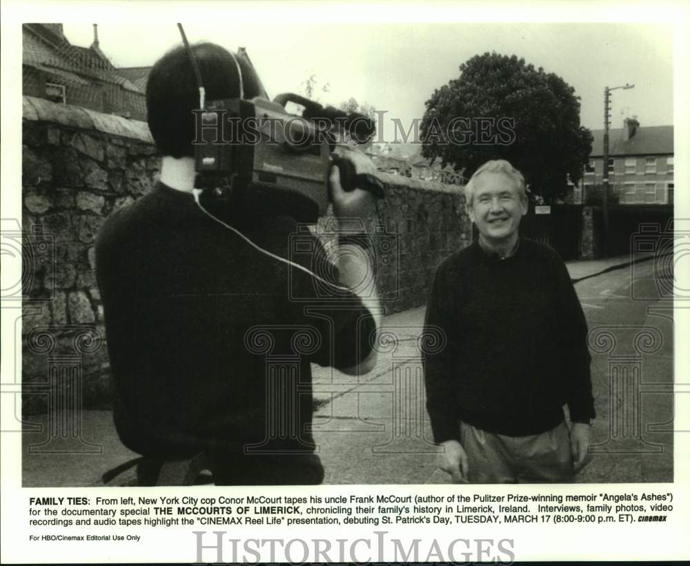 1998 Press Photo Frank McCourt,Pulitzer Prize-winning author of &quot;Angela&#39;s Ashes&quot;-Historic Images