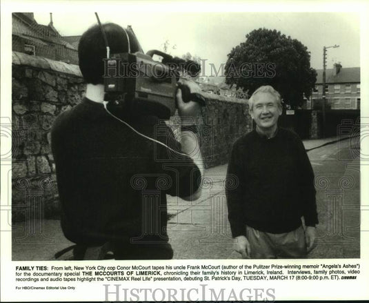 1998 Press Photo Frank McCourt,Pulitzer Prize-winning author of "Angela's Ashes"-Historic Images