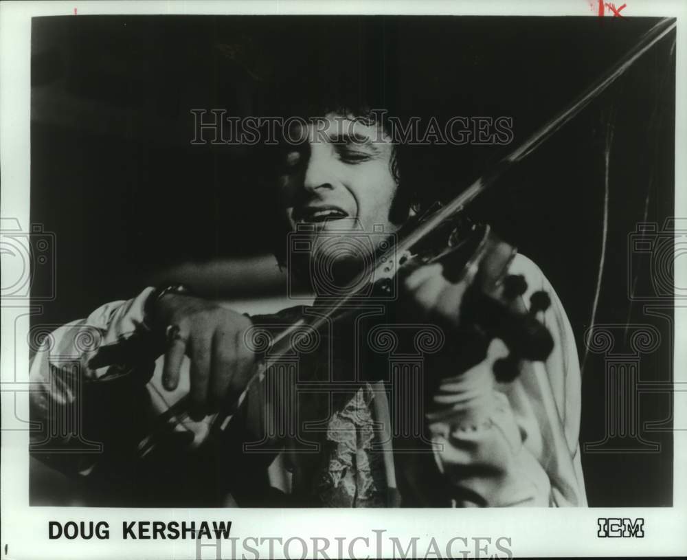 1987 Press Photo Musician Doug Kershaw - nop47803-Historic Images