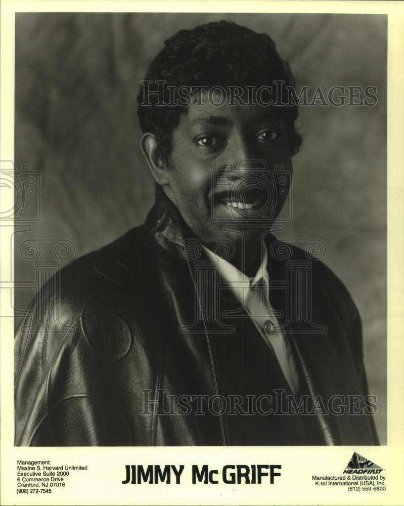 1992 Press Photo Jimmy McGriff, Organist - nop47870-Historic Images