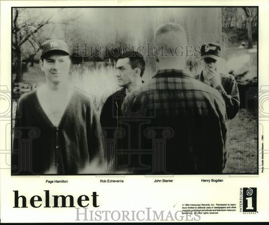 1994 Press Photo Members of the band "Helmet" - nop48125-Historic Images