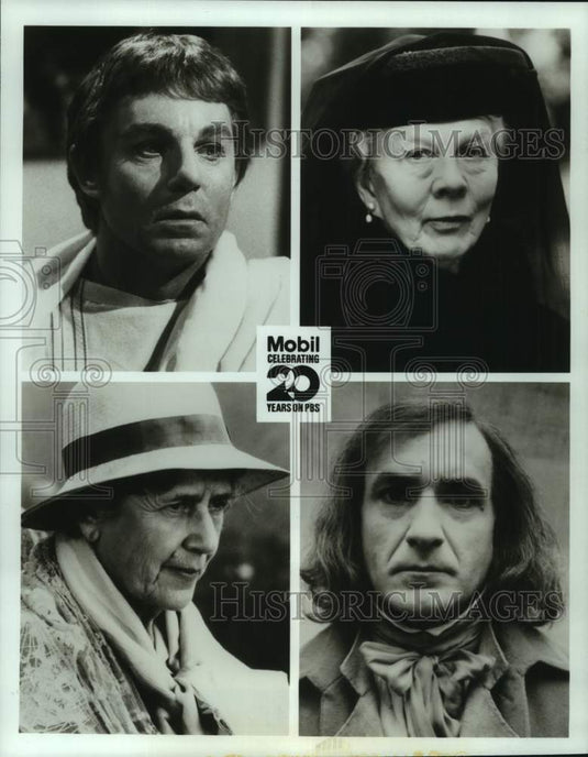 1991 Press Photo Actor Ben Kingsley, co-stars in "Masterpiece Theatre" on PBS-TV-Historic Images