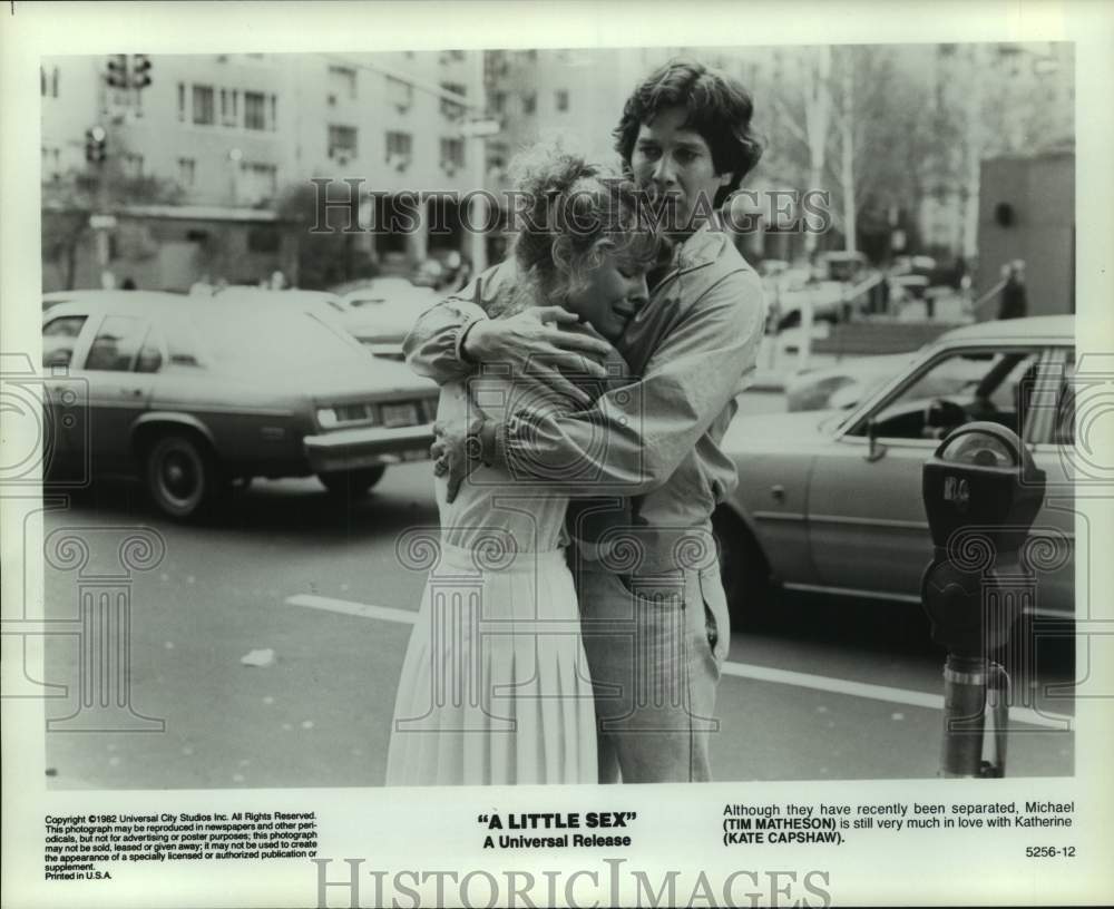 1982 Press Photo Universal&#39;s &quot;A Little Sex&quot; stars Tim Matheson and Kate Capshaw.-Historic Images