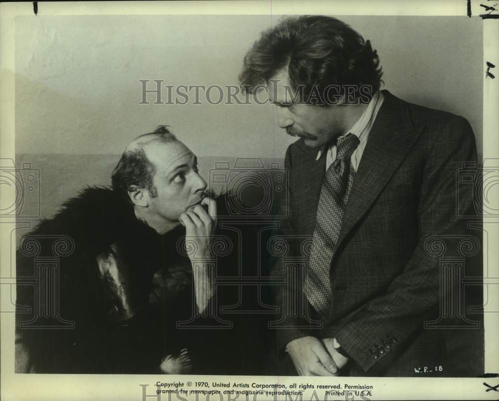 1970 Press Photo Ron Leibman and George Segal star in "Where's Poppa?" - Historic Images