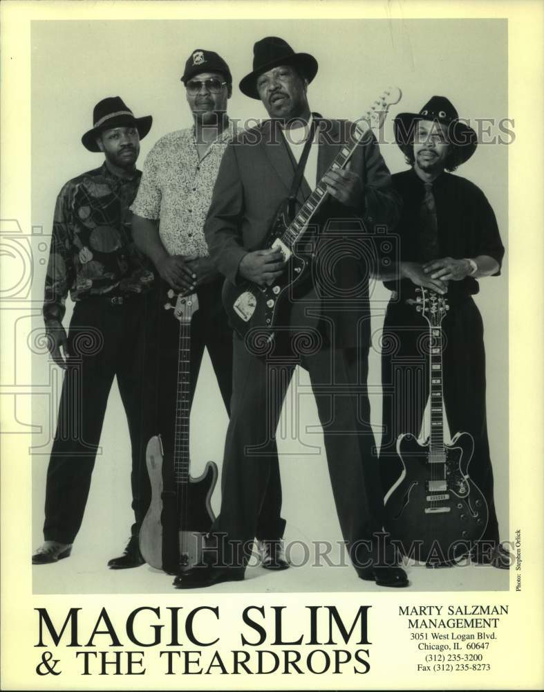 1985 Press Photo Magic Slim &amp; The Teardrops - nop48974-Historic Images