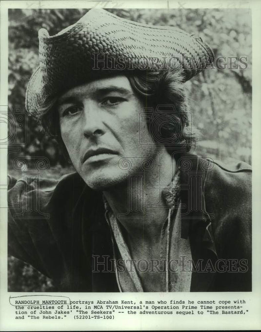 1979 Press Photo Randolph Mantooth portrays Abraham Kent in "The Seekers"-Historic Images