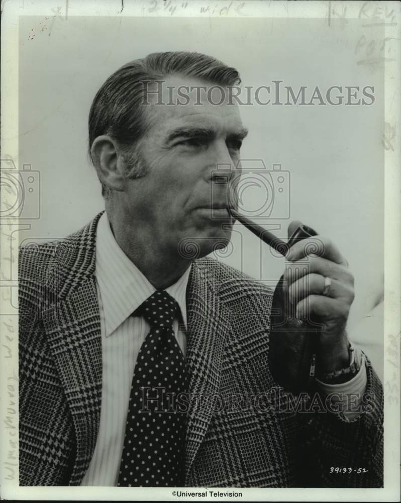 1974 Press Photo Actor Fred MacMurray in "The Chadwick Family" on ABC Television - Historic Images