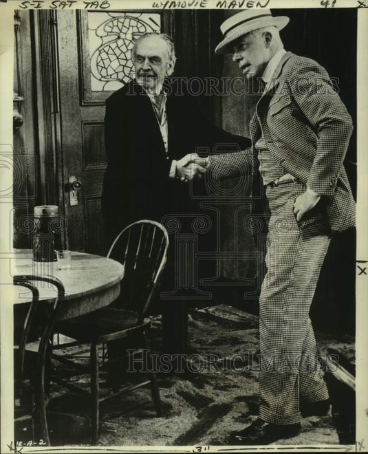 1979 Press Photo Frederic March & Lee Marvin in "The Iceman Cometh" - nop49478-Historic Images